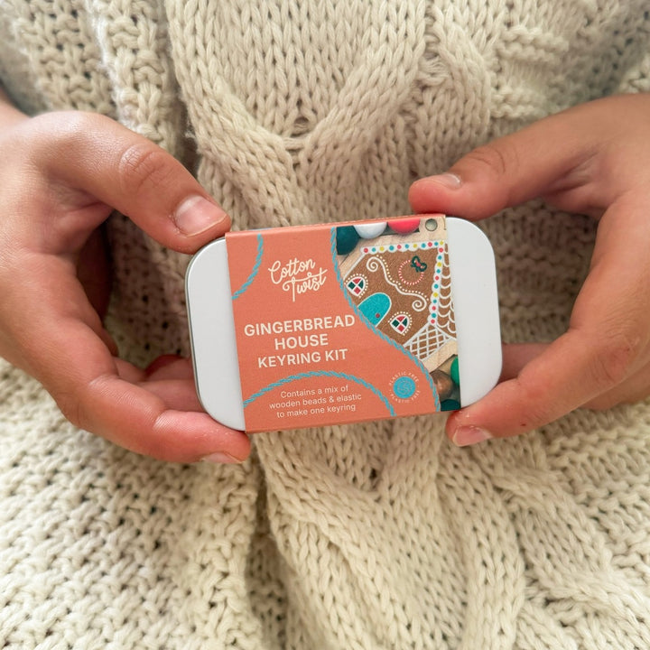 Cotton Twist - Gingerbread House Keyring Gift Kit