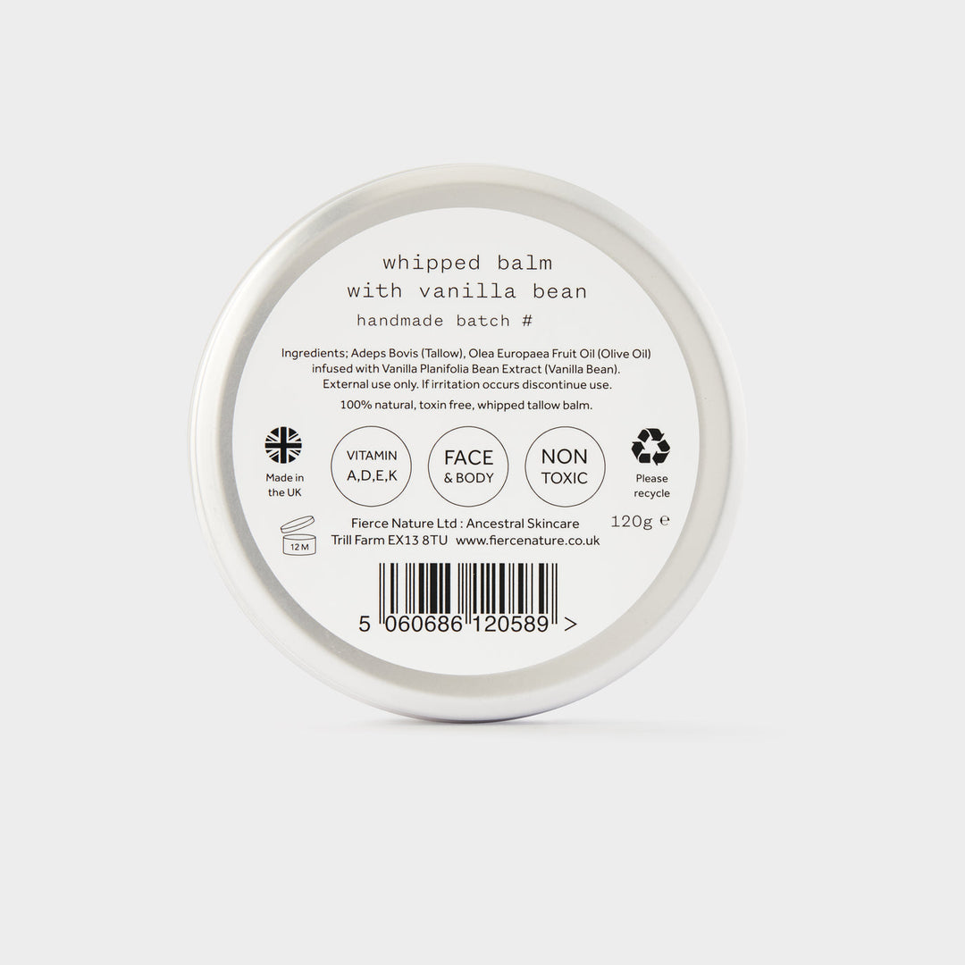 Fierce Nature – Whipped Body Balm – Vanilla - Mabel & Fox