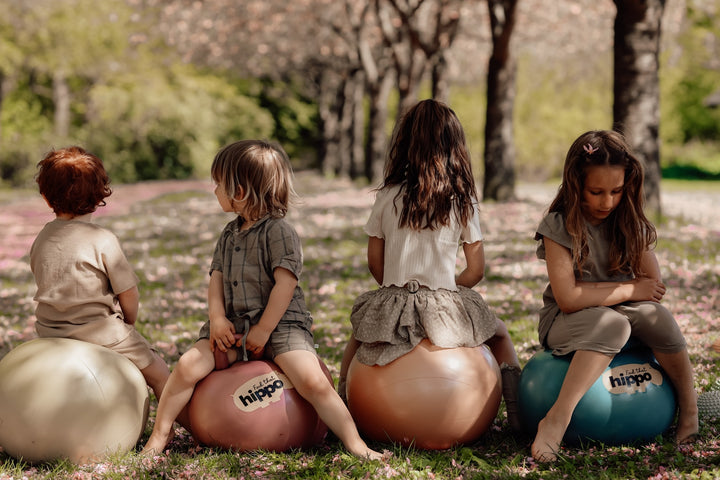 Find That Hippo - Hopping Ball - Turkish Rose - Mabel & Fox