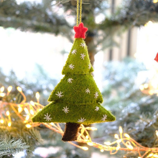Fiona Walker - Christmas Decoration - Christmas Tree With Stars - Mabel & Fox