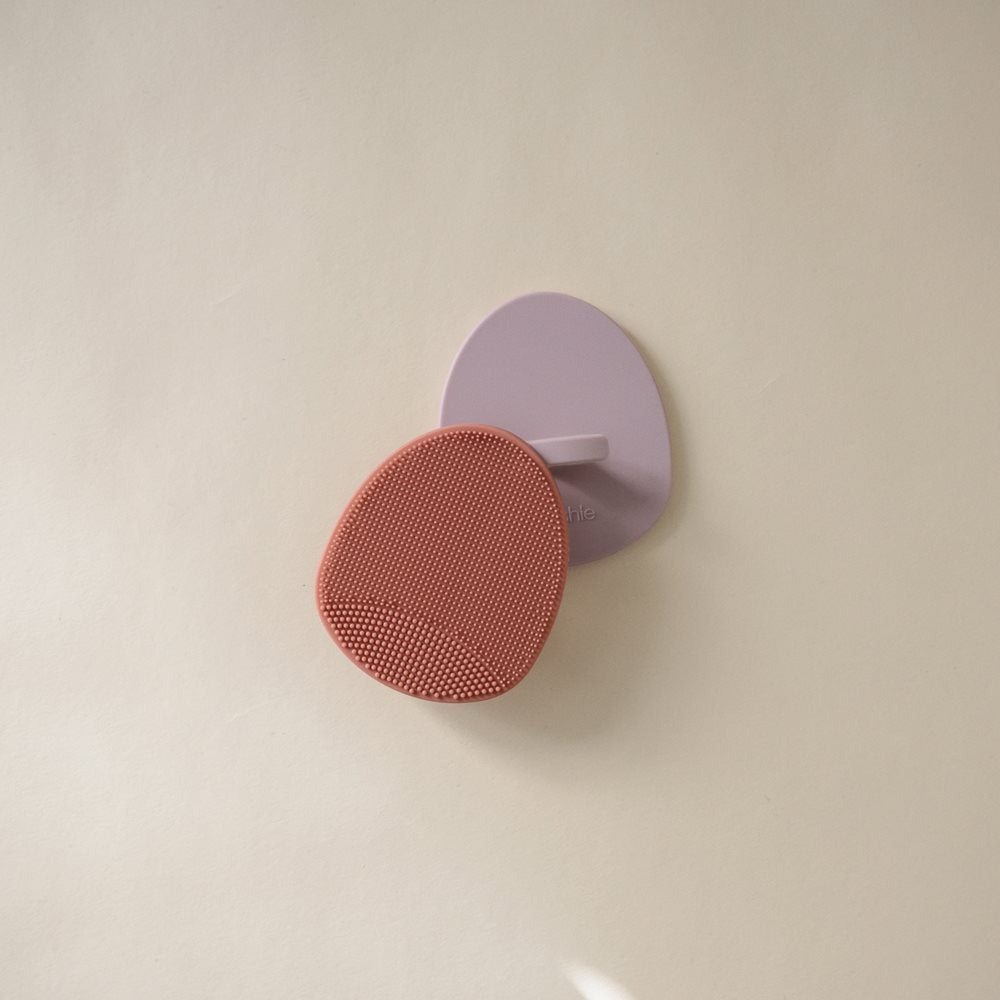 Mushie - Cradle Cap Brush-2 Pack - Rose - Soft Lilac
