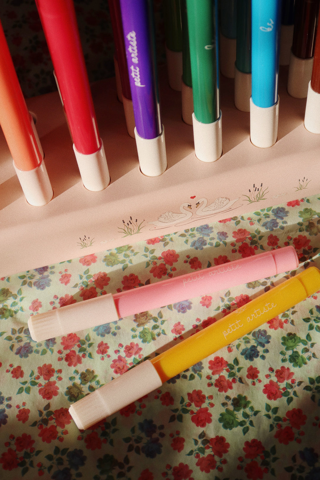 Konges Slojd - Markers In Wooden Block 24 Peice Set - Big Mizumi
