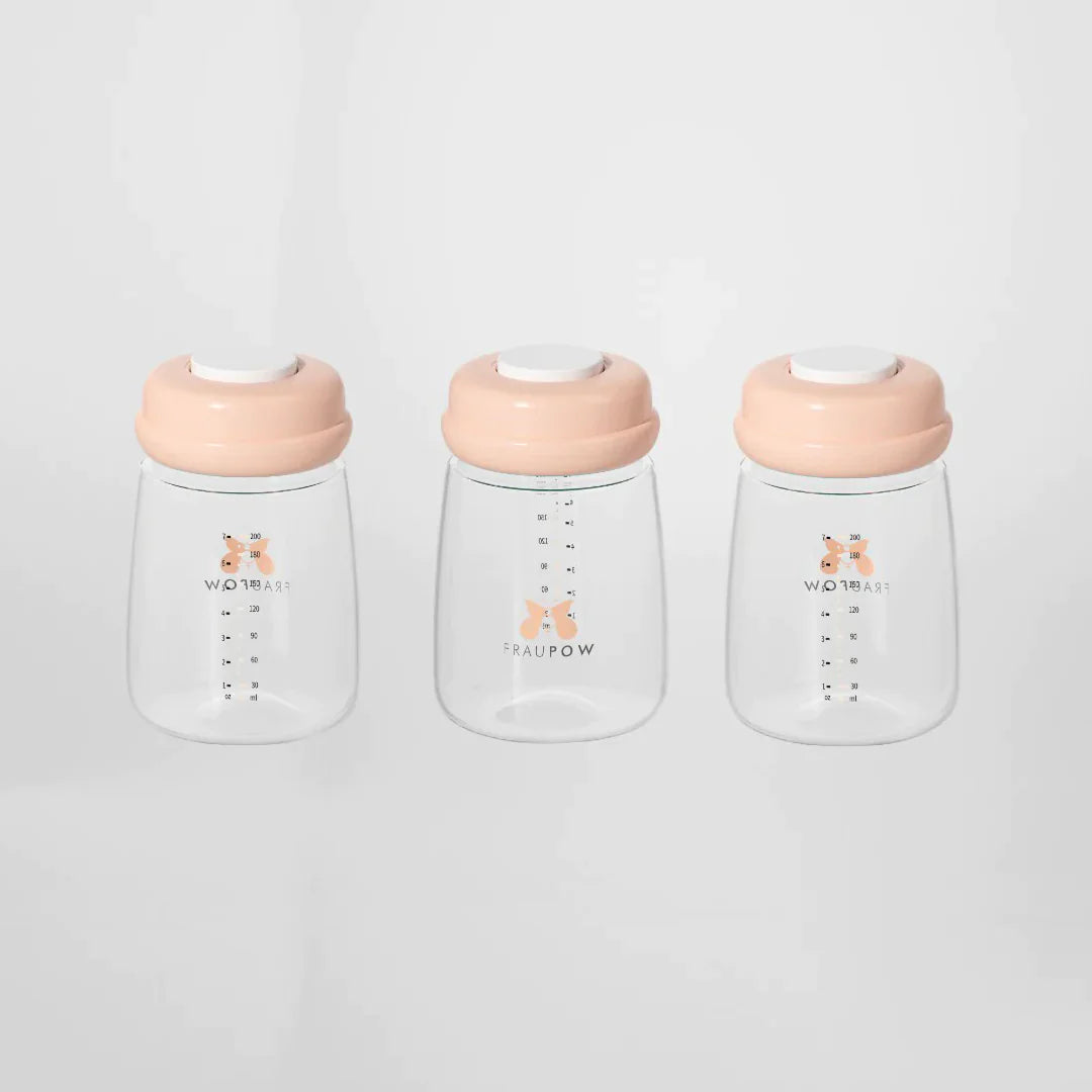 Fraupow - Milk Storage & Feeding Bottles (3 Pack)