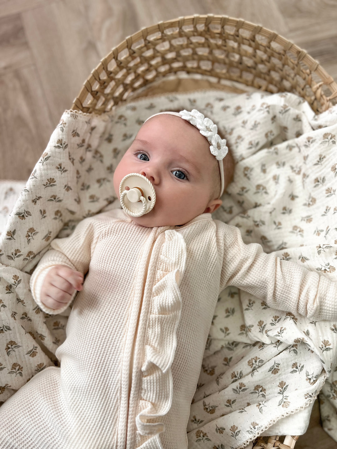 FRIGG - Pacifier - Crystal Sparkle - Size 1 (4 Pack) - Mabel & Fox