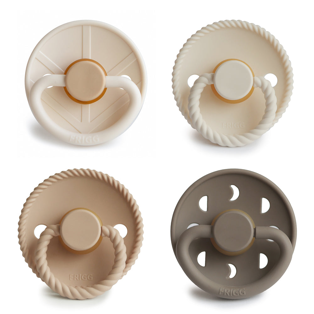 FRIGG - Pacifier 4 Pack - Crystal Sparkle - Mabel & Fox