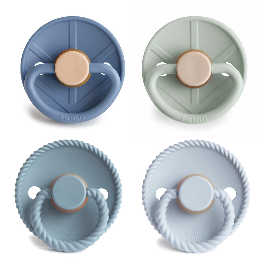 FRIGG - Pacifier 4 Pack - Skyline Serenity - Mabel & Fox