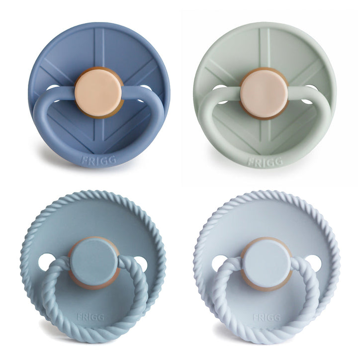 FRIGG - Pacifier 4 Pack - Skyline Serenity - Mabel & Fox