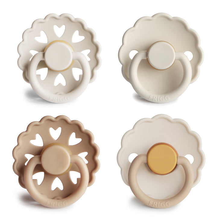 FRIGG - Pacifier 4 Pack - Snowflake Dream - Mabel & Fox