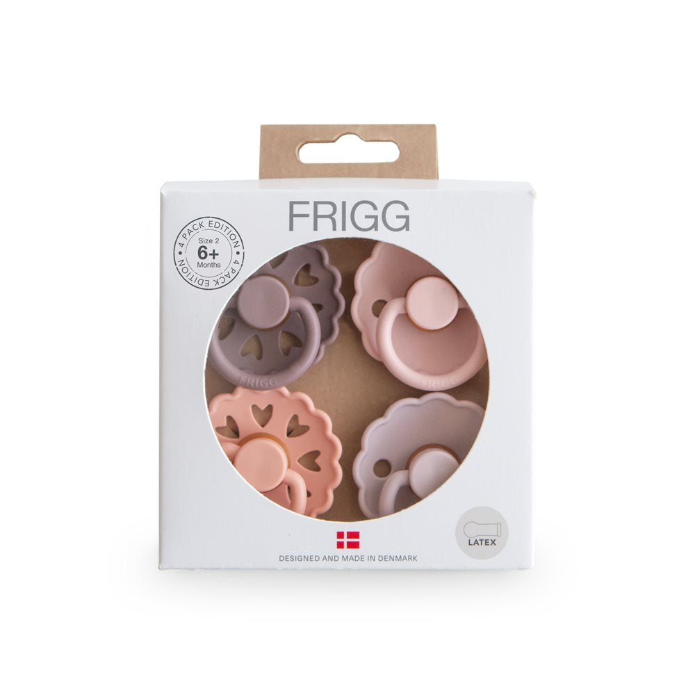 FRIGG - Pacifier - Sunset Bliss - Size 2 (4 Pack) - Mabel & Fox