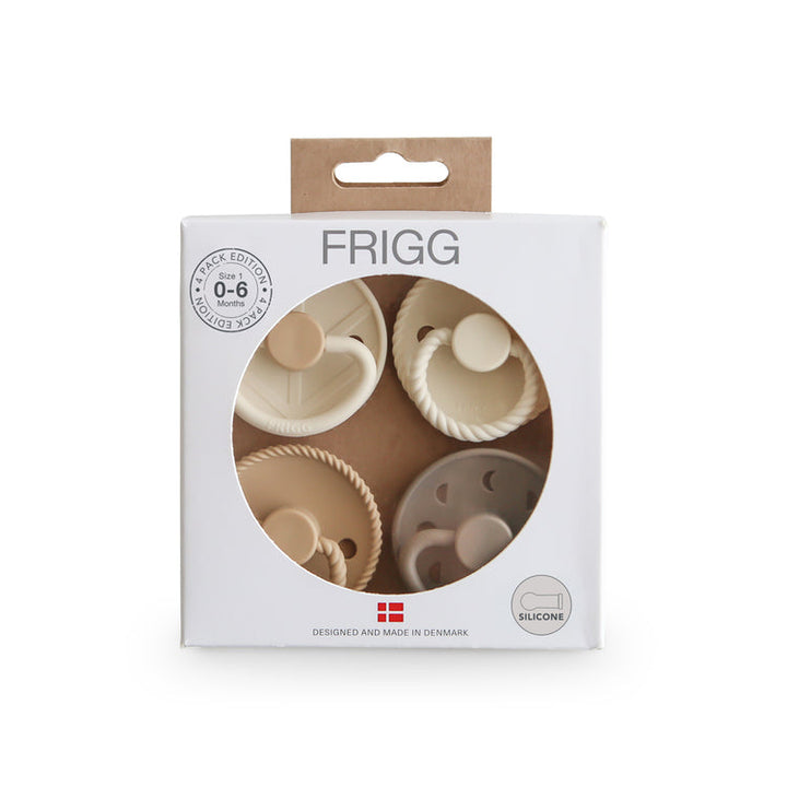 FRIGG - Silicone Pacifier 4 Pack - Crystal Sparkle - Mabel & Fox