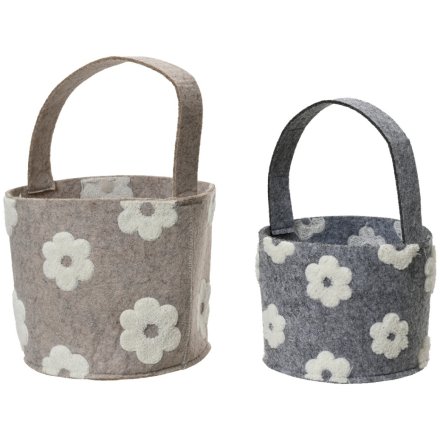 Gainsborough Giftware – Gift Bags – Felt Flower (Set of 2) - Mabel & Fox