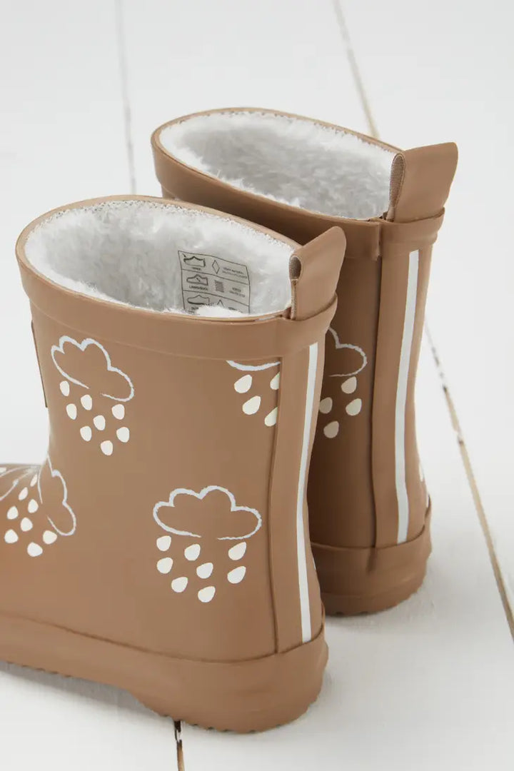 Grass & Air - Colour-Changing Cloud Wellies - Fudge - Mabel & Fox