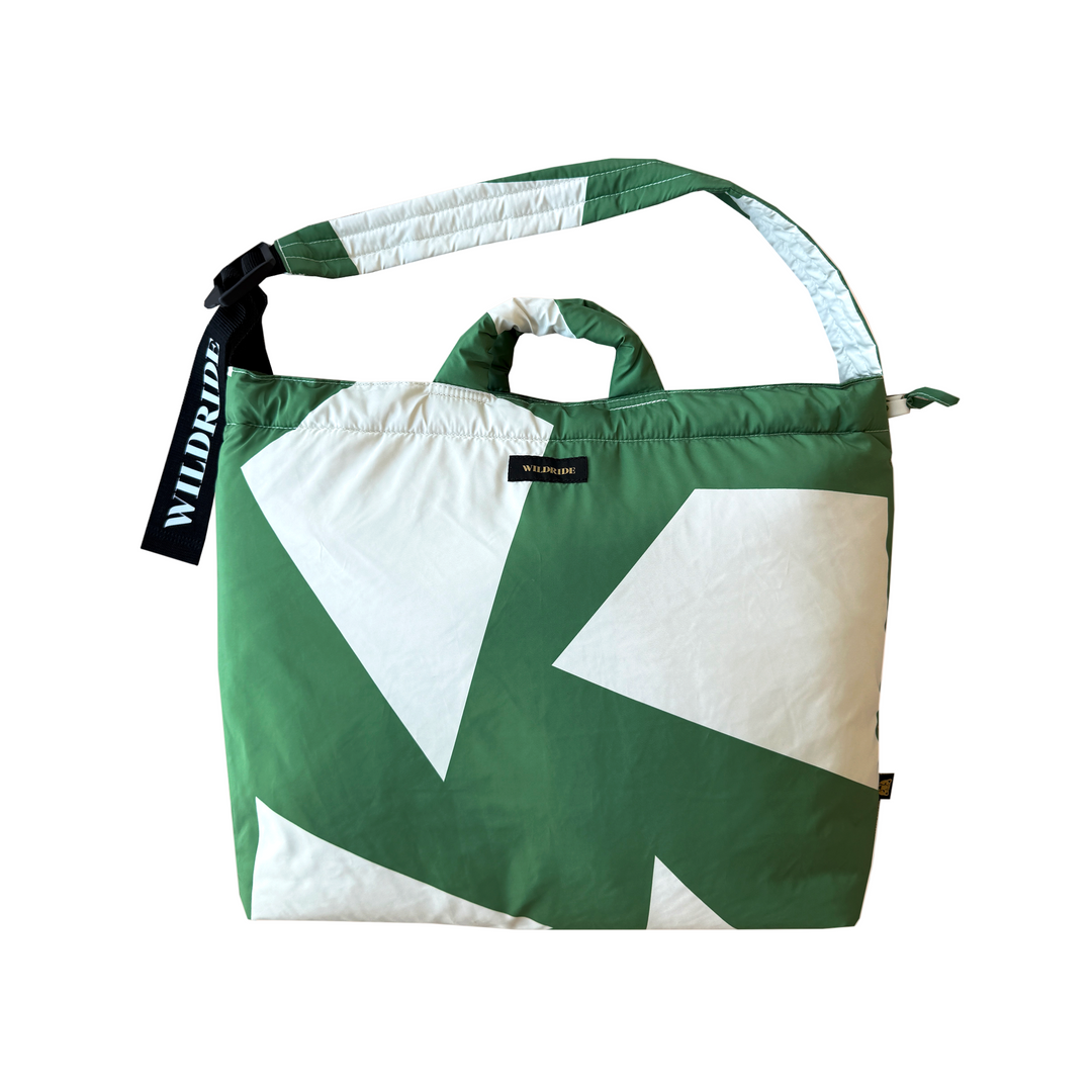Wildride - Recycled Changing Bag - Green Graphic