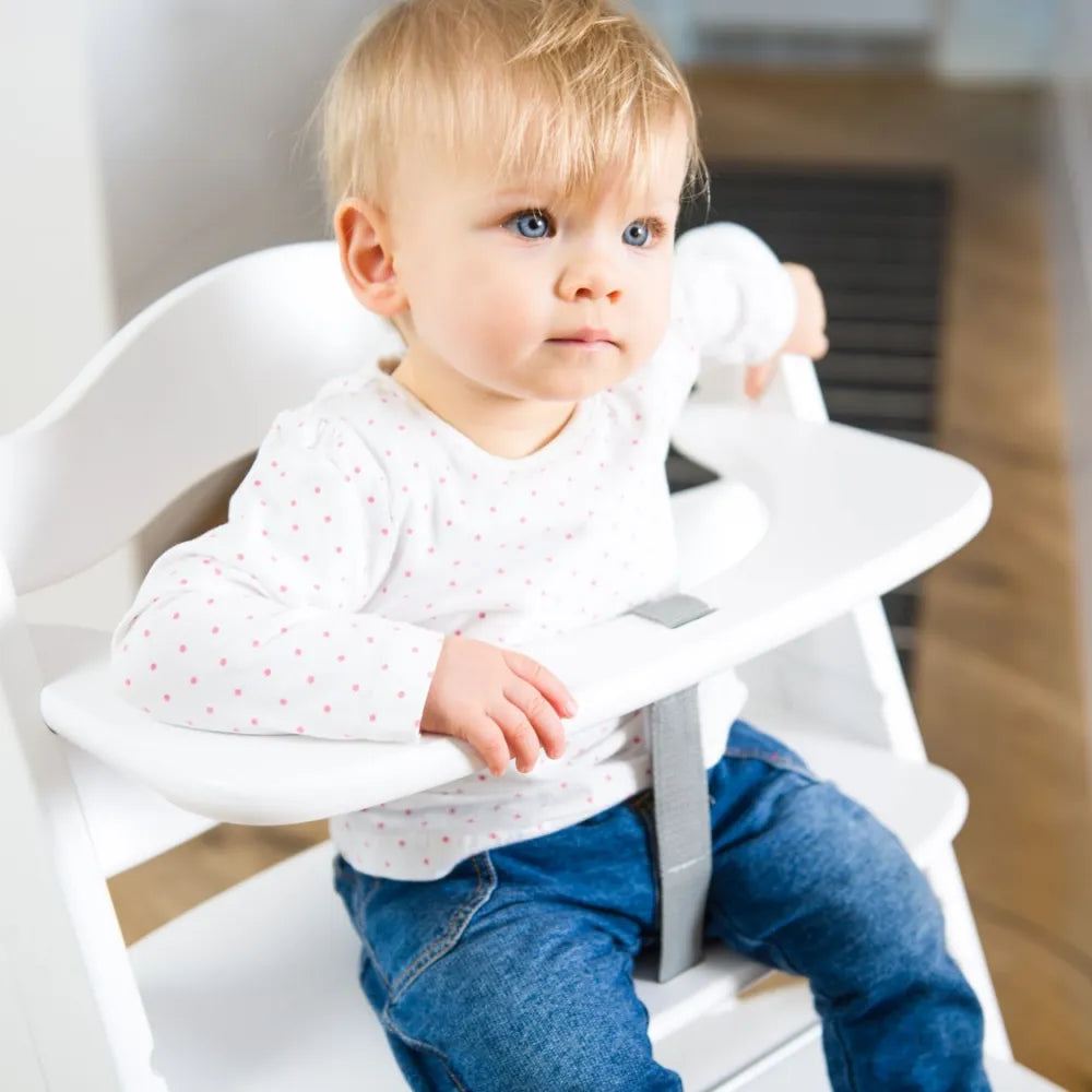 Hauck - Alpha+ Wooden Highchair - White - Mabel & Fox