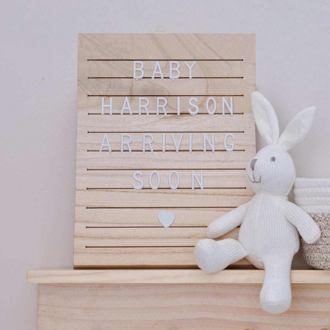 Ginger Ray - Wooden Letter Board with Letters