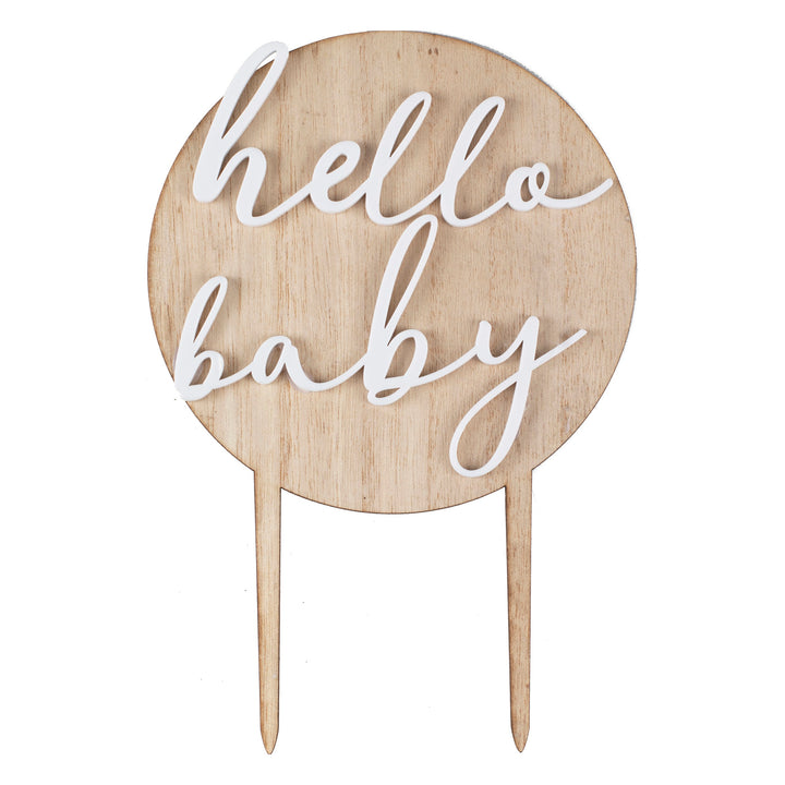 Ginger Ray - Hello Baby - Cake Topper