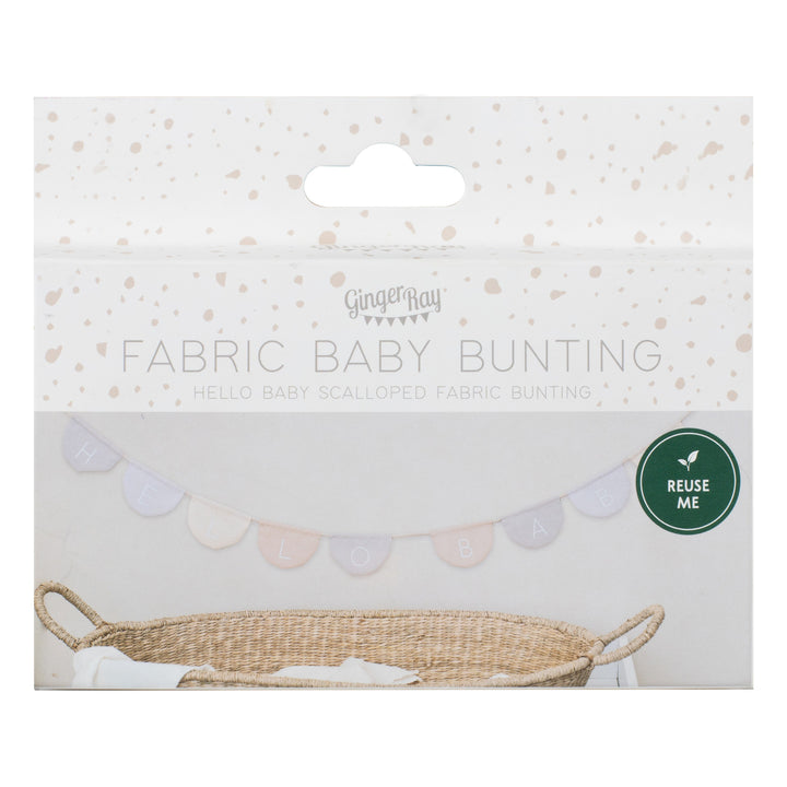 Ginger Ray - Hello Baby - Fabric Baby Bunting