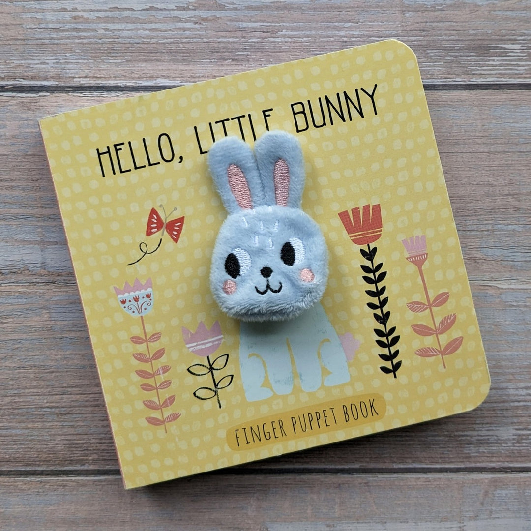 Hello Little Bunny - Children's Finger Puppet Book - Mabel & Fox