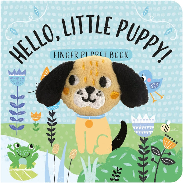 Hello Little Puppy - Children's Finger Puppet Book - Mabel & Fox