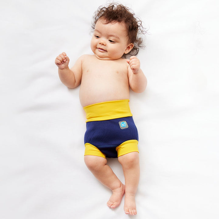 Splash About - Happy Nappy - Navy & Yellow