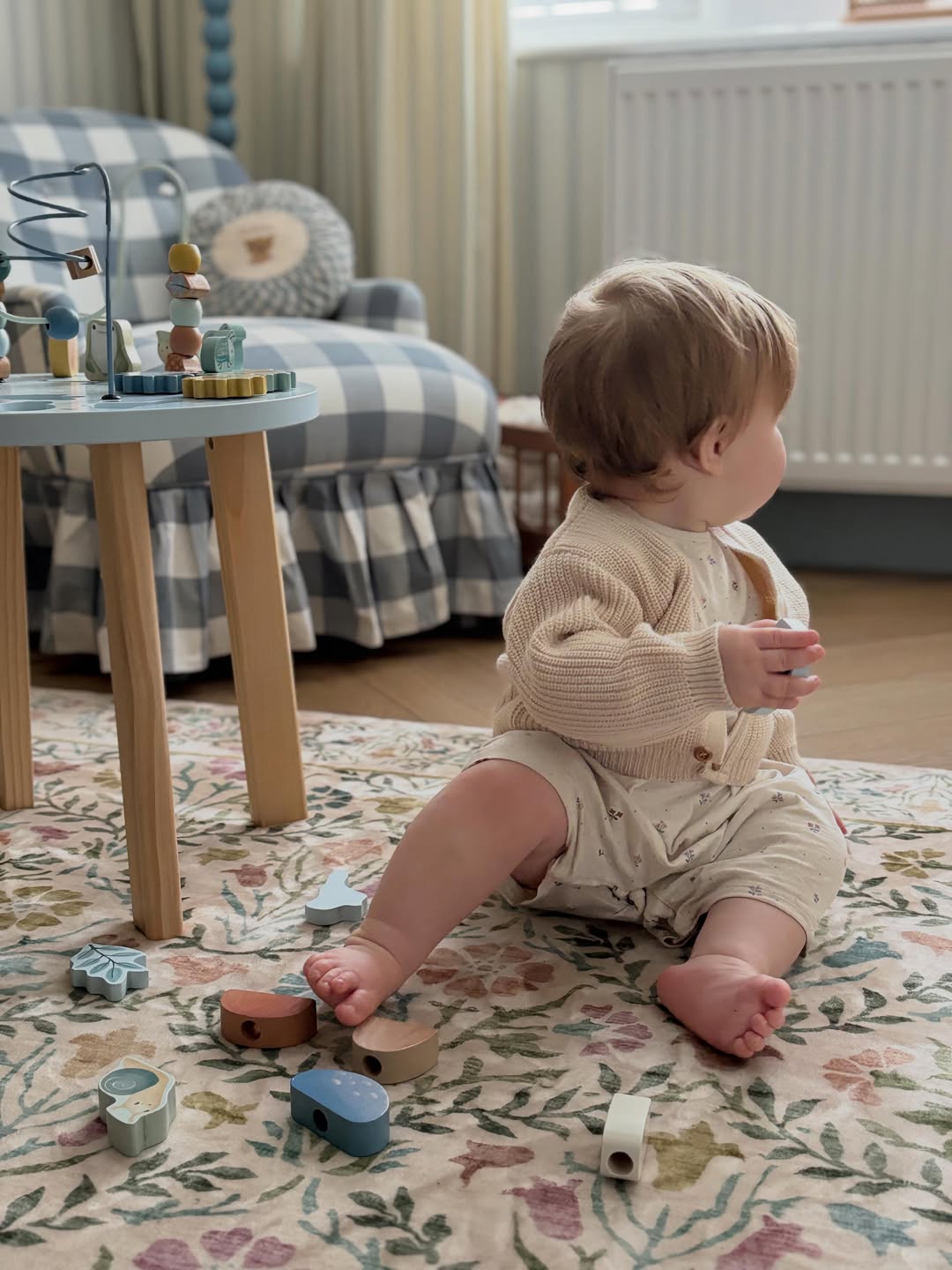 Mabel & Fox - Personalised Knitted Cardigan - Taupe
