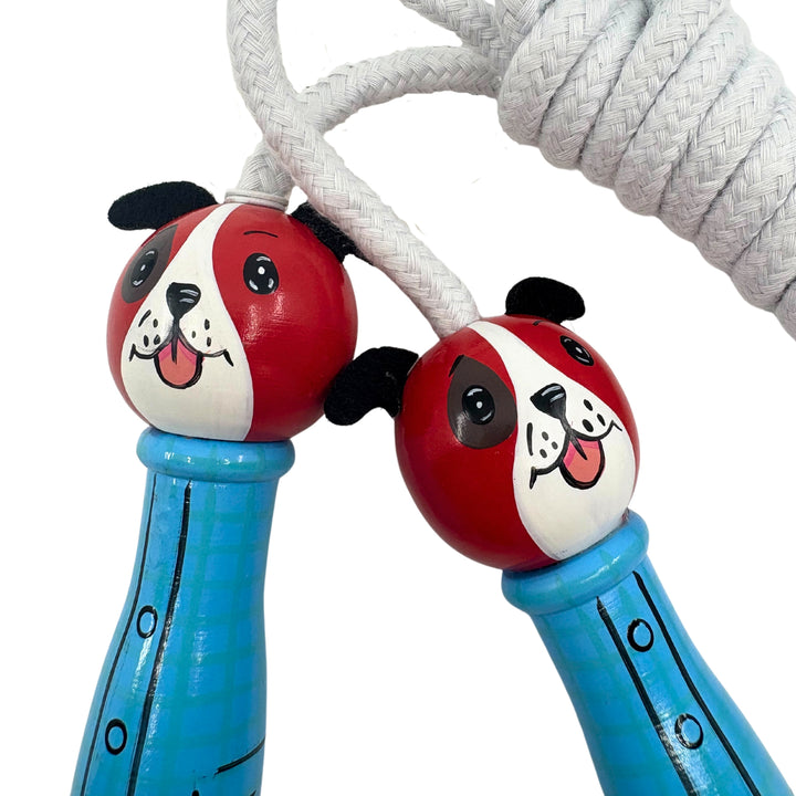 House Of Marbles - Wooden Dog Skipping Rope - Mabel & Fox