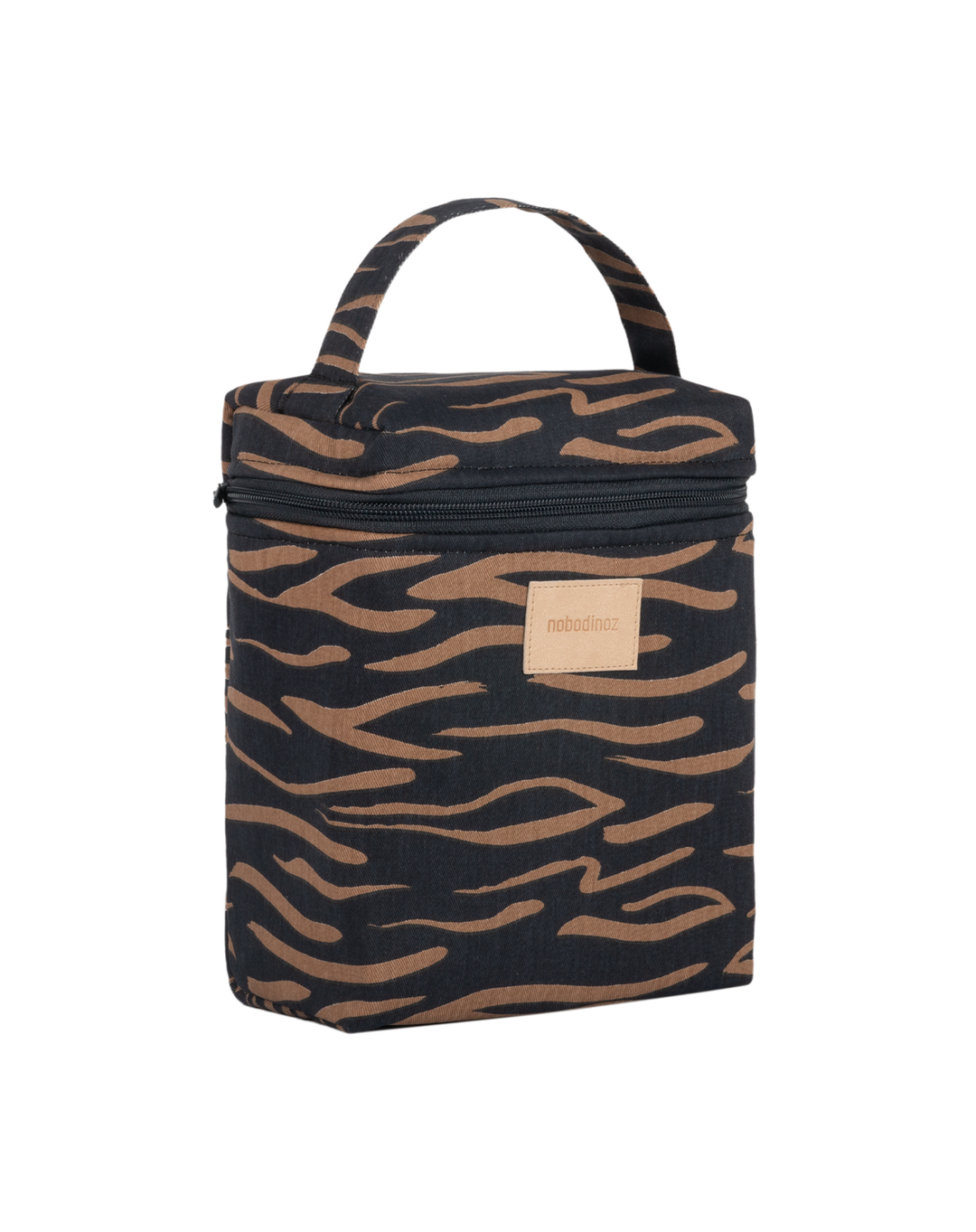 Nobodinoz-Hyde Park Insulated Baby Bottle And Lunch Bag- Blue Waves