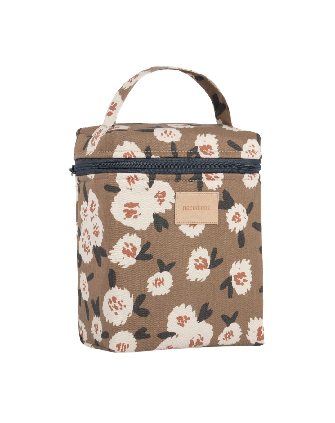 Nobodinoz-Hyde Park Insulated Baby Bottle And Lunch Bag- Camellia