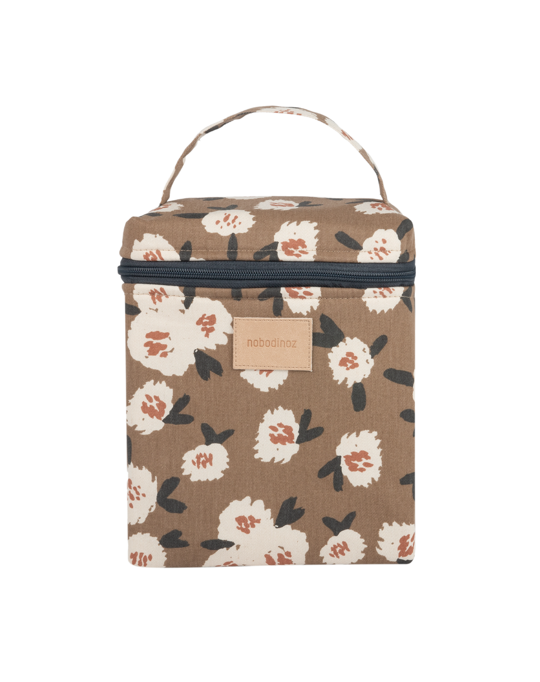 Nobodinoz-Hyde Park Insulated Baby Bottle And Lunch Bag- Camellia
