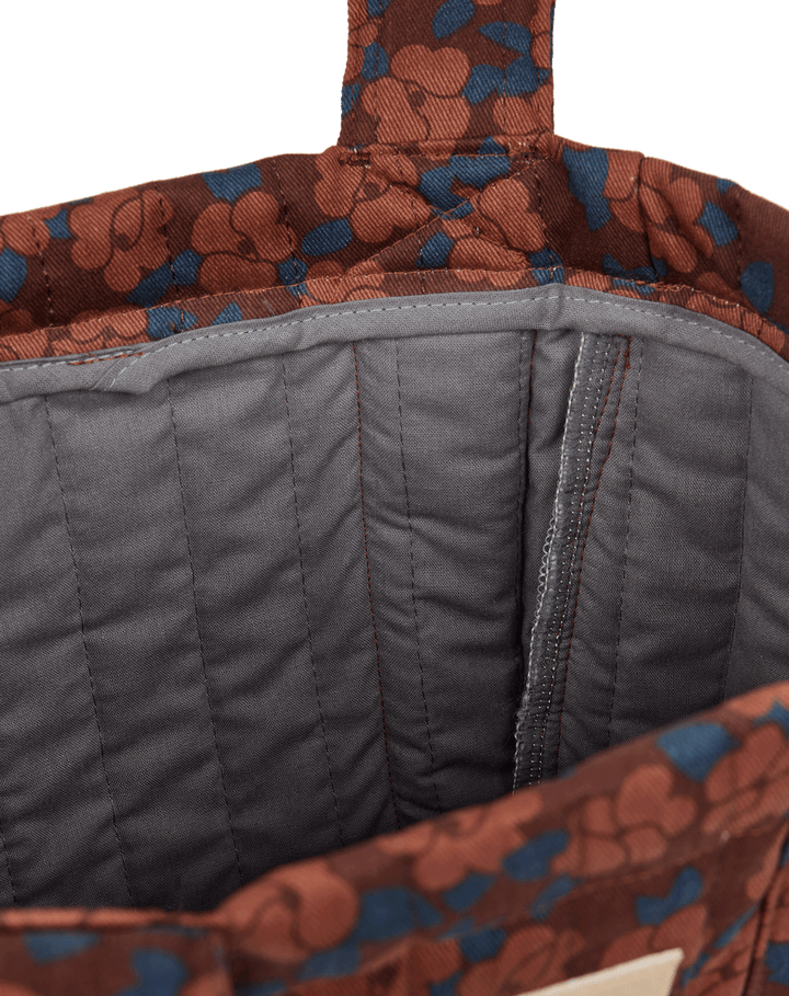 Nobodinoz - Hyde Park Stroller Organiser - Maroon Poppies