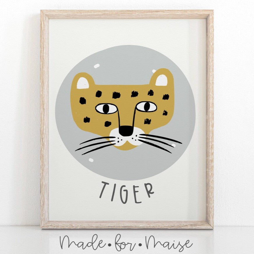 Made for Maise - Art Print - Tiger