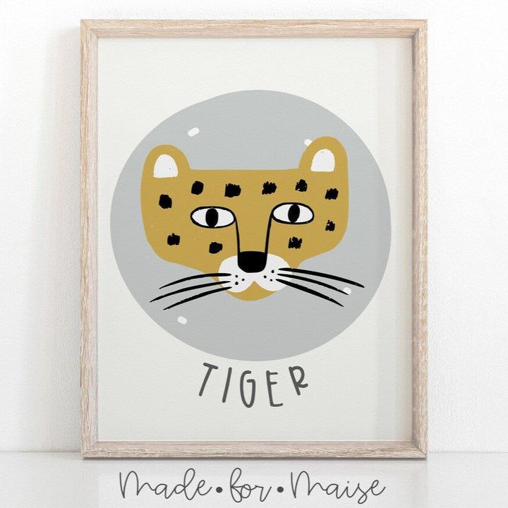 Made for Maise - Art Print - Tiger - Mabel & Fox