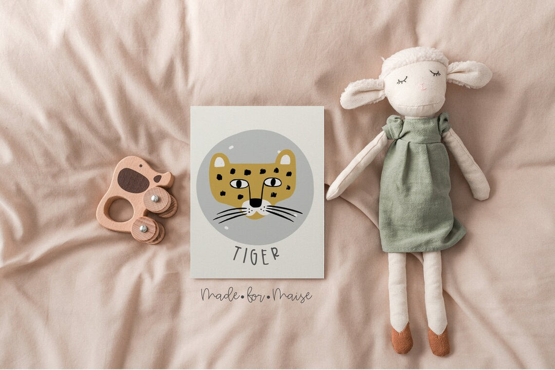 Made for Maise - Art Print - Tiger - Mabel & Fox
