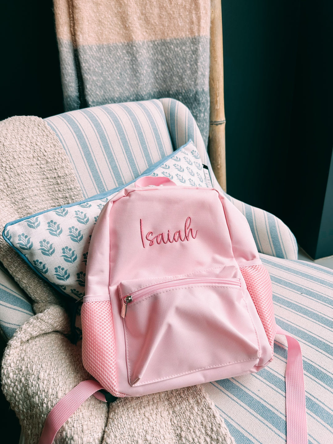 Mabel & Fox - Personalised Kids Mini Backpack - Pink - Mabel & Fox