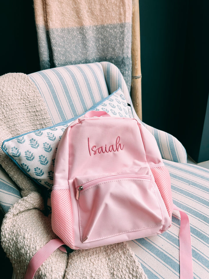 Mabel & Fox - Personalised Kids Mini Backpack - Pink - Mabel & Fox