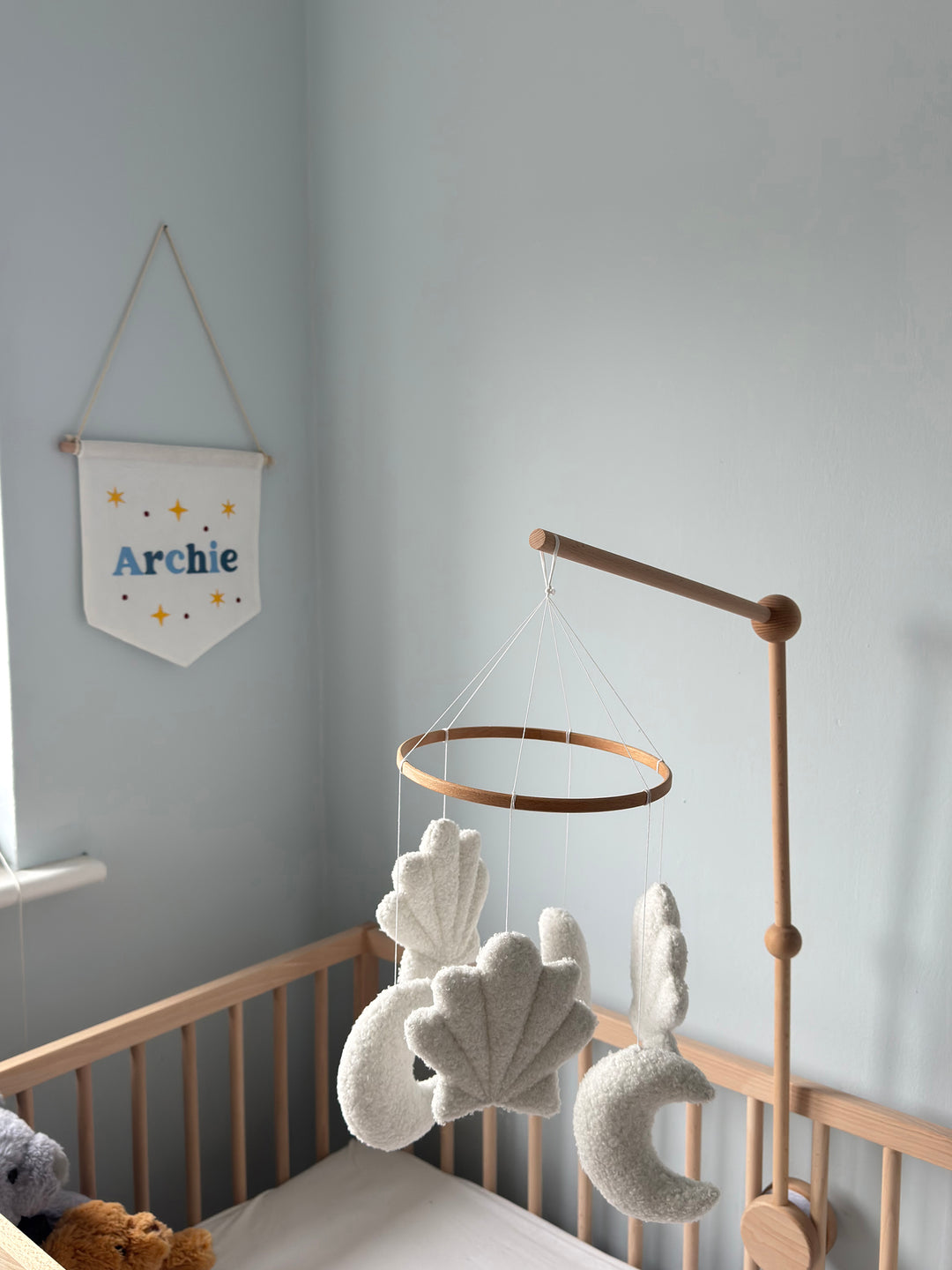 Mabel & Fox - Personalised Felt Flag - Starburst - Mabel & Fox