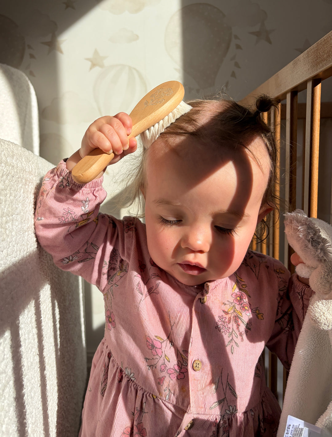 Mabel & Fox - Personalised Wooden Brush Set - Wildflower