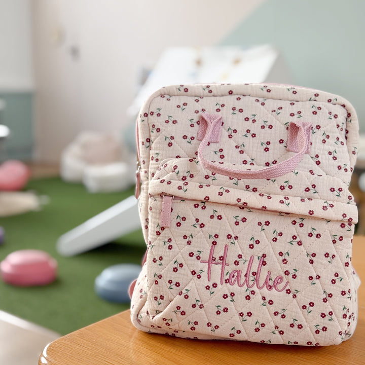 Rockahula - Personalised Rucksack - Quilted Wildflower