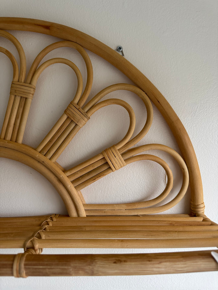 Mabel & Fox - Rattan Wall Shelf - Mabel & Fox