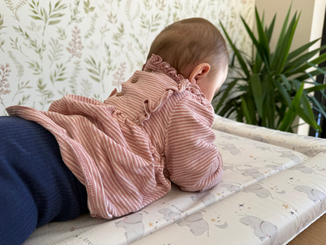 Mabel & Fox - Baby Changing Mat - Elephants