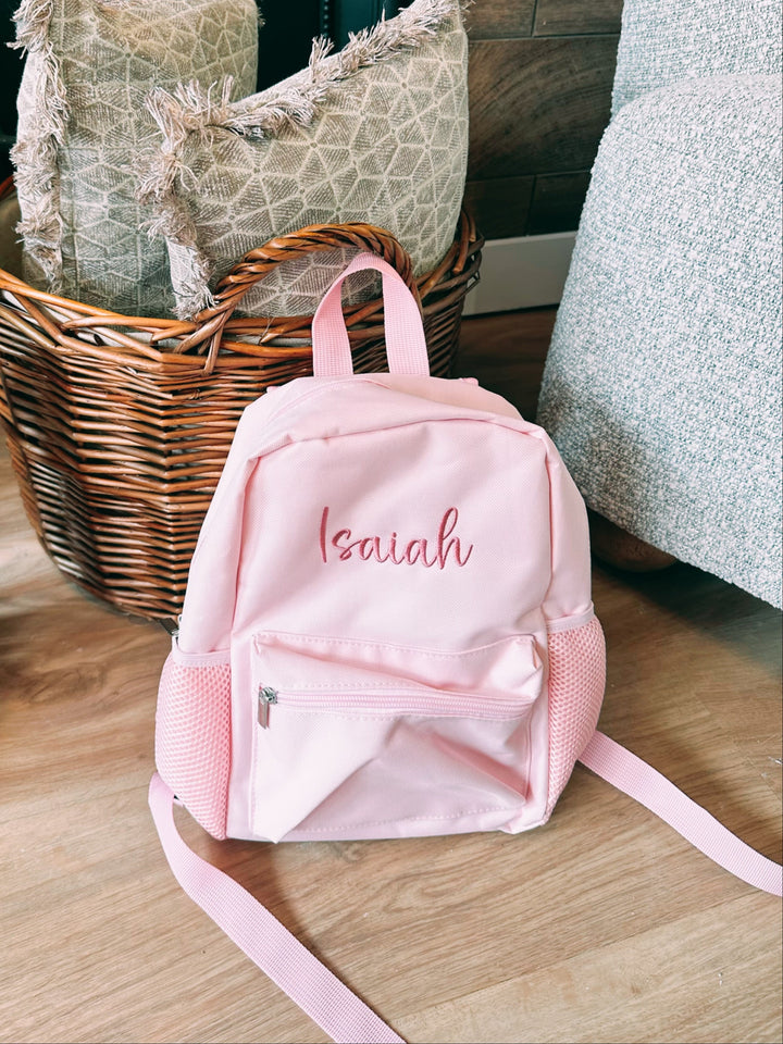 Mabel & Fox - Personalised Kids Mini Backpack - Pink - Mabel & Fox