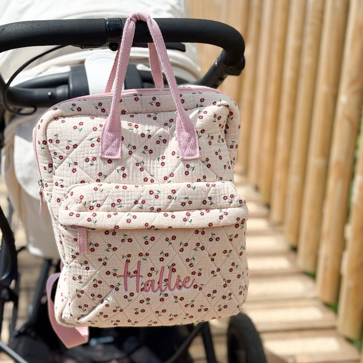 Rockahula - Personalised Rucksack - Quilted Wildflower