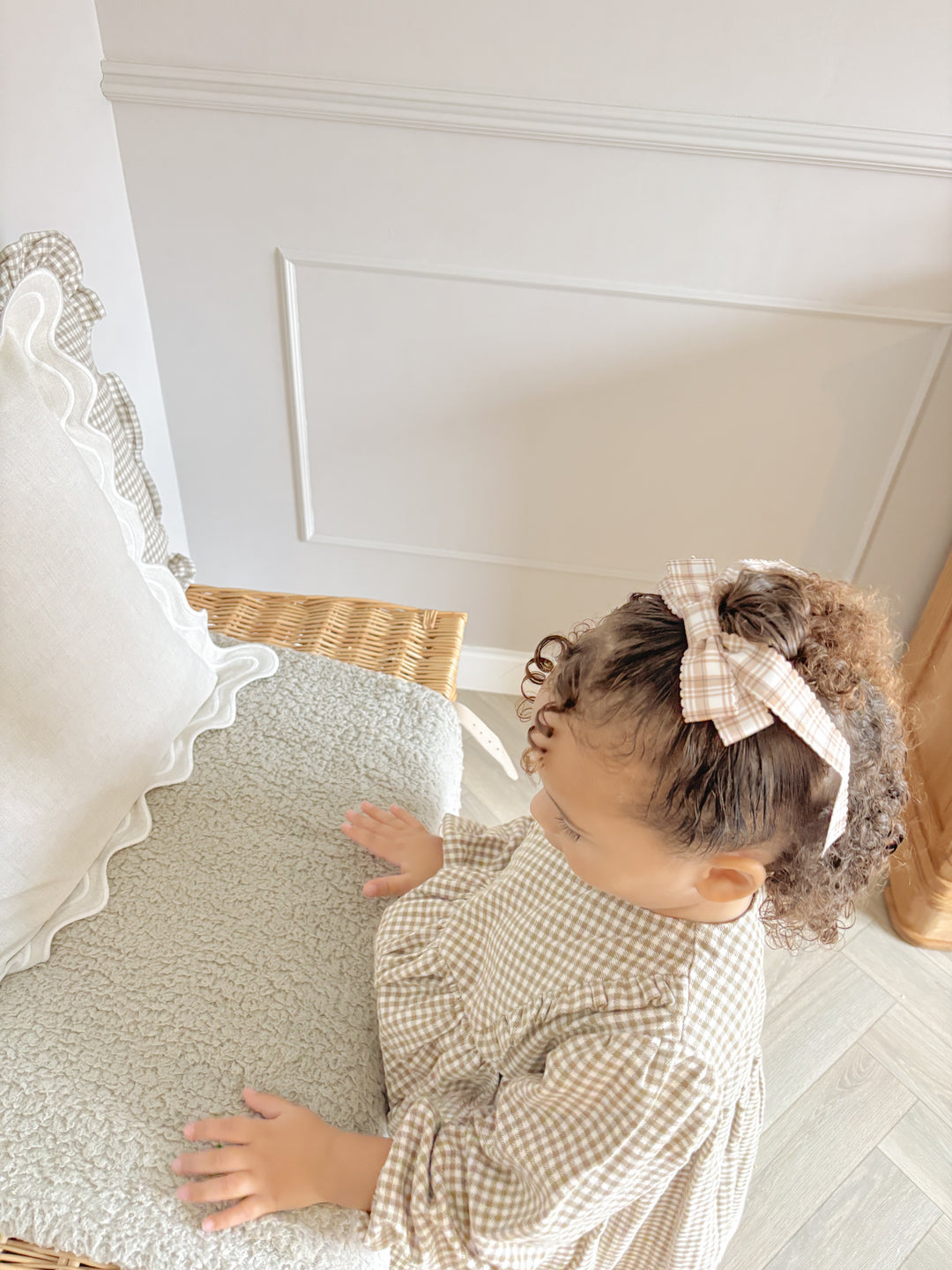 Mabel & Fox - Hair Bow Clips - Brown (2 Pack)