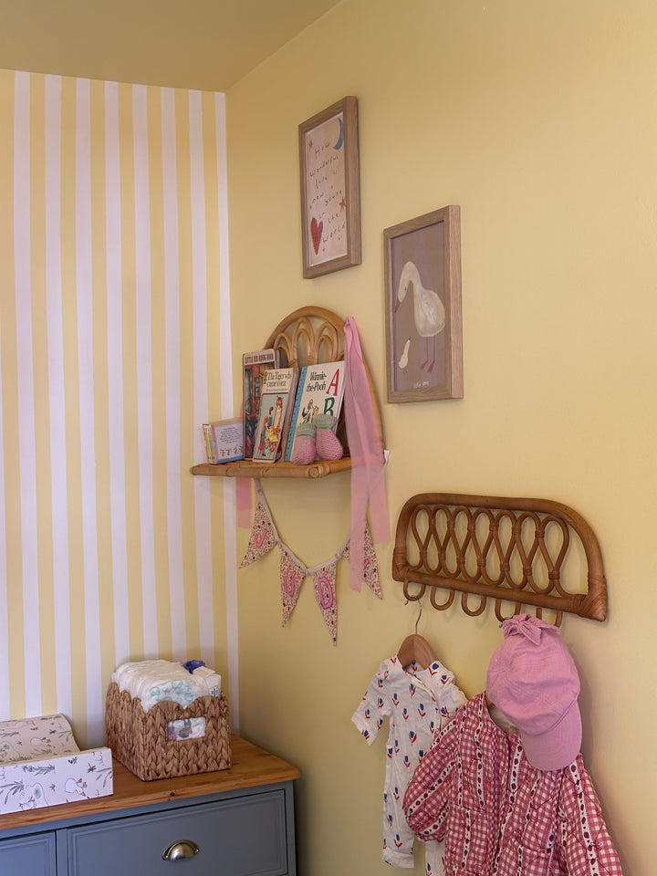 Mabel & Fox - Rattan Wall Shelf