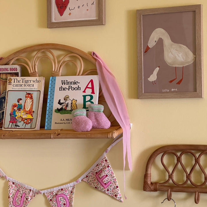 Mabel & Fox - Rattan Wall Shelf