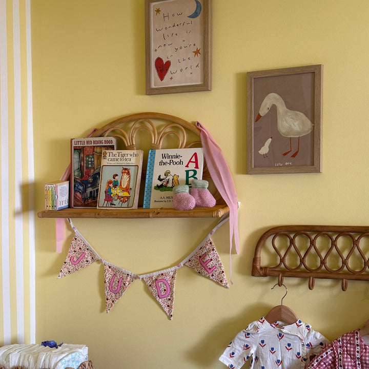 Mabel & Fox - Rattan Wall Shelf