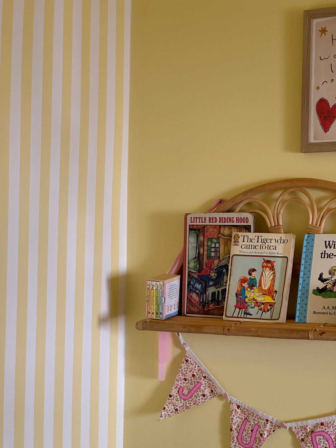 Mabel & Fox - Rattan Wall Shelf