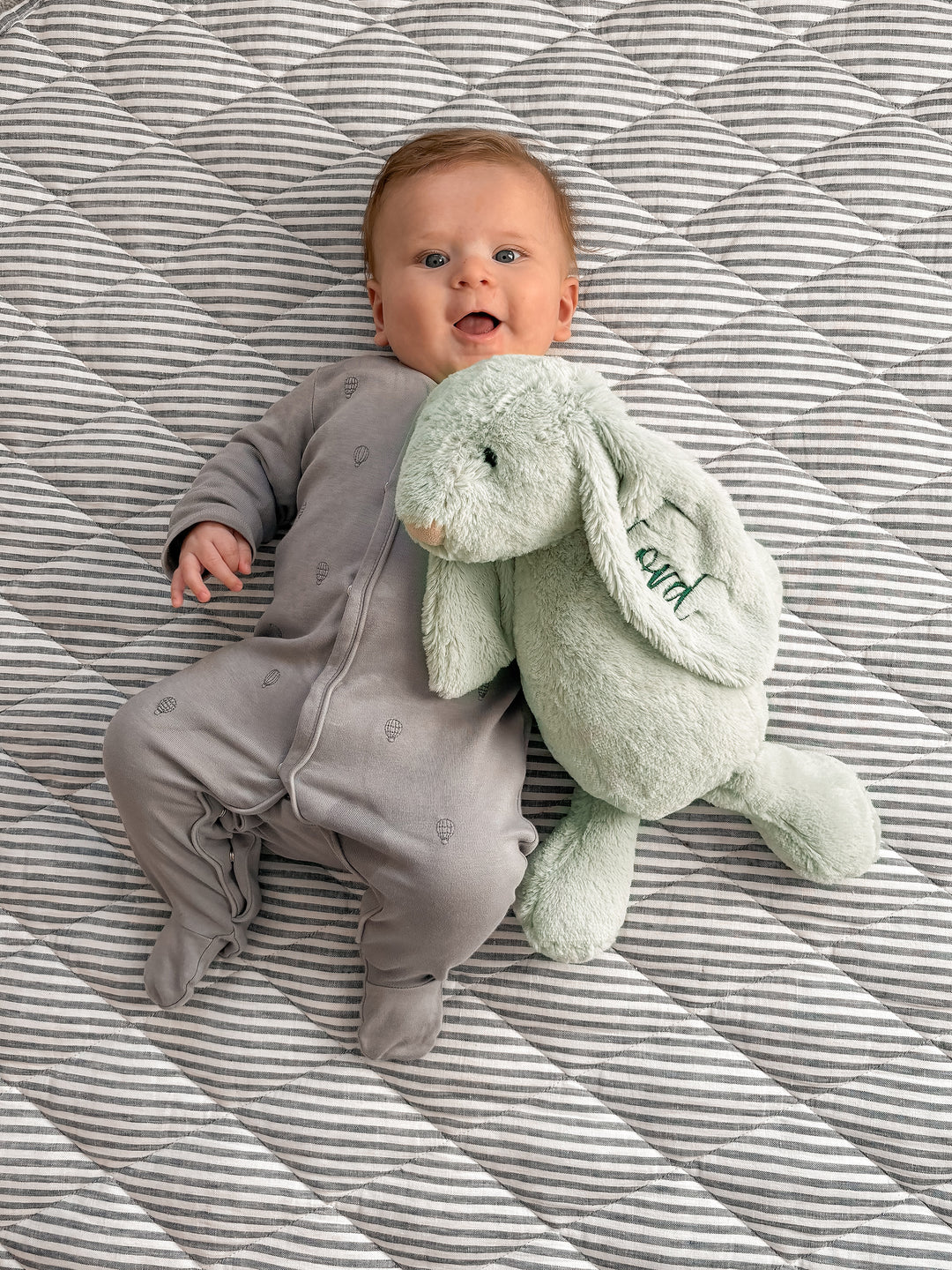 Mabel & Fox - Personalised Soft Toy Bunny - Basil - Mabel & Fox