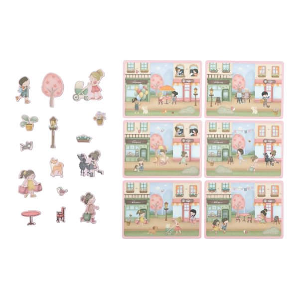Little Dutch – Magnetic Playboard – Rosa’s Shopping - Mabel & Fox