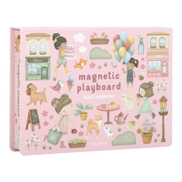 Little Dutch – Magnetic Playboard – Rosa’s Shopping - Mabel & Fox